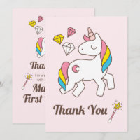 Niedliches Einhorn mit Niedlicher Wand & Diamanten