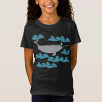 Niedliches Einhorn Narwhal Whale Whaley Sea Kinder