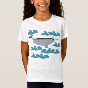 Niedliches Einhorn Narwhal Whale Whaley Sea Kinder T-Shirt