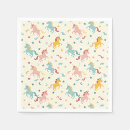 Niedliches Einhorn Serviette