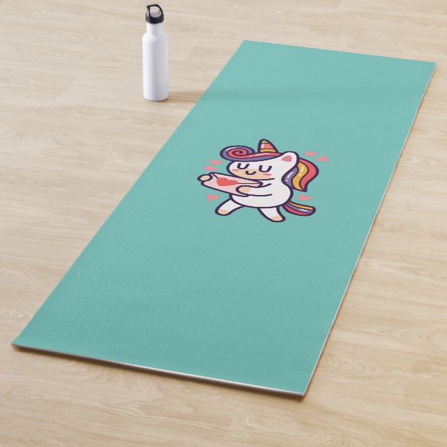 Niedliches Einhorn Yogamatte (Beispiel)