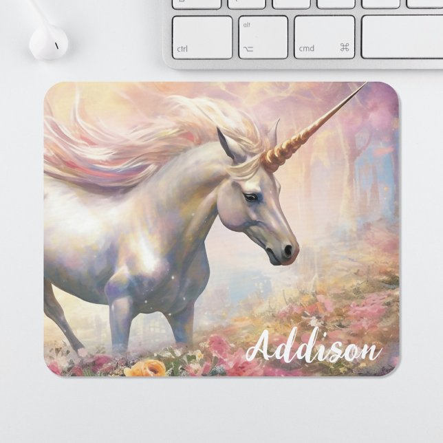 Niedliches Einhornmäusepad mit Vorlage des Individ Mousepad (Von Creator hochgeladen)