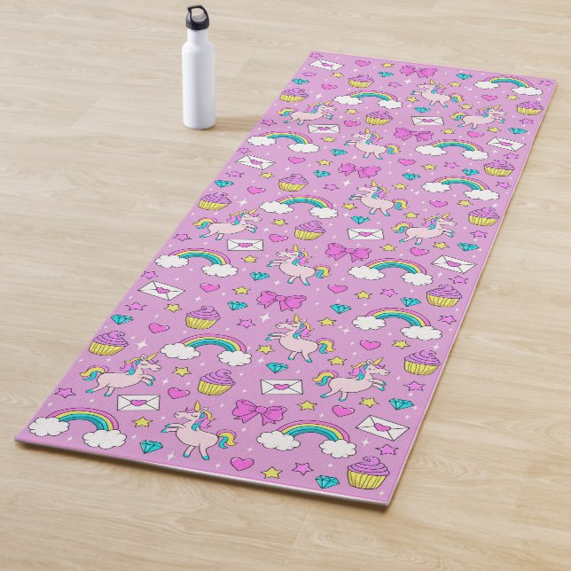 Niedliches Einhornmuster Yogamatte (Beispiel)
