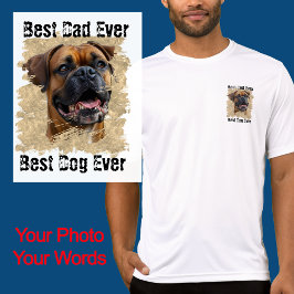 Niedliches, einzigartiges Gold Black Boxer Dog Vat T-Shirt