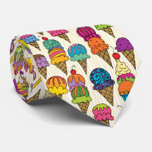 Niedliches Eis Creme Cones Muster