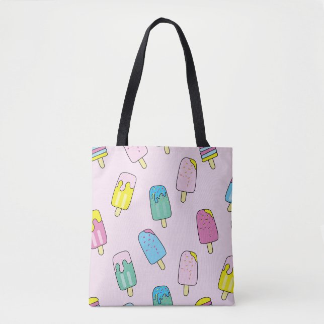 Niedliches Eis: Fruchtmuster. Tasche (Vorderseite)