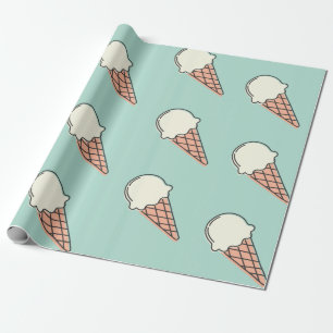 Niedliches Eiscremepapier Geschenkpapier