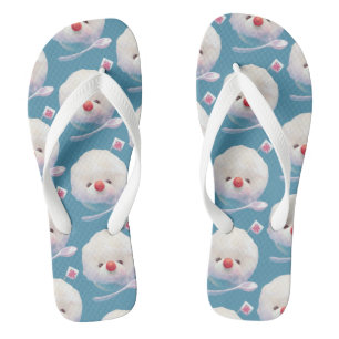 Niedliches Eisdockmuster Flip Flops