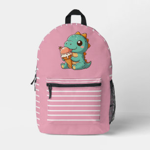 Niedliches Eisessen Bedruckter Rucksack