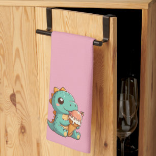 Niedliches Eisessen Geschirrtuch