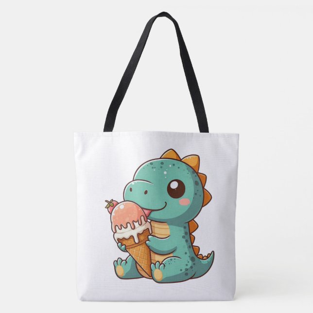 Niedliches Eisessen Tasche (Vorderseite)