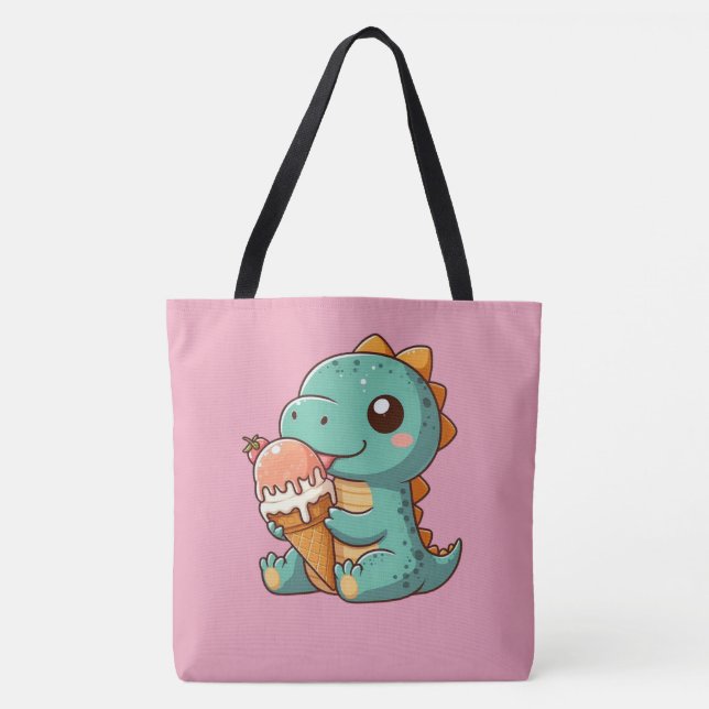 Niedliches Eisessen Tasche (Vorderseite)