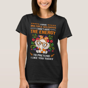 Niedliches Elefantenbewusstsein Multiple Sklerose  T-Shirt