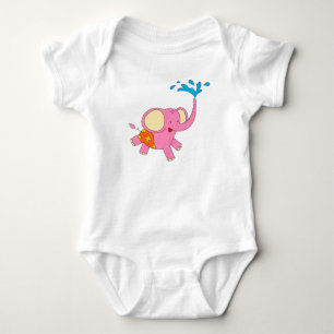 Niedliches Elefantendesign Baby Strampler