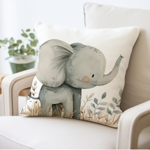 Niedliches Elefantenkissen, Baby Animal Kissen