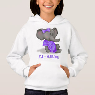 Niedliches Elegantes und fabelhaftes Baby Elephant Hoodie