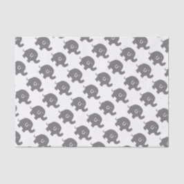 Niedliches Elephant Baby Dusche Geschenkpapier Seidenpapier