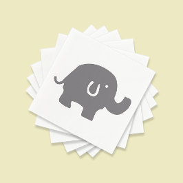 Niedliches Elephant Baby Duschpapier Napkins Serviette