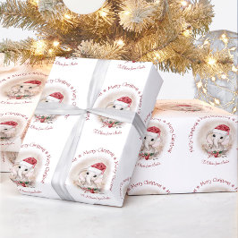 Niedliches Elephant Baby Girl Weihnachtswrapping P Geschenkpapier