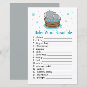 Niedliches Elephant Baby Wortspiel
