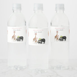 Niedliches Elephant & Giraffe Floral Baby Shower G