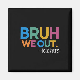 Niedliches Ende des Schuljahres Lehrerin Sommer Br Magnet