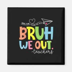 Niedliches Ende des Schuljahres Lehrerin Sommer Br Magnet