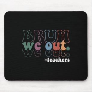 Niedliches Ende des Schuljahres Lehrerin Sommer Br Mousepad