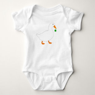 Niedliches Entendesign. Baby Strampler