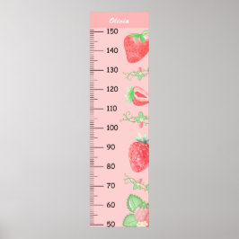 Niedliches Erdbeerwachstum Poster