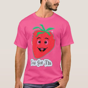 Niedliches Erdbeerzeichen T-Shirt