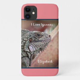 Niedliches Exotisches Reptil Iguana Haustier Case-Mate iPhone Hülle