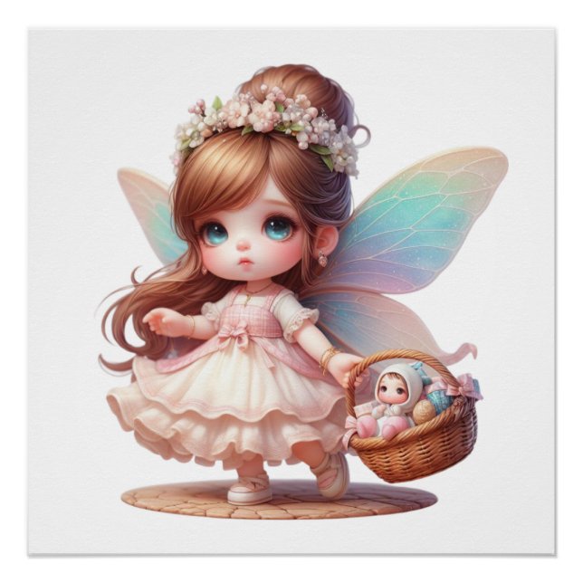 Niedliches Fairy Poster (Vorderseite)