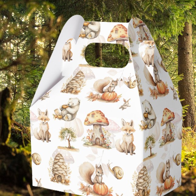 Niedliches Fairy Woodland Tiermuster Geschenkschachtel (Von Creator hochgeladen)