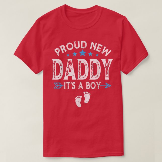 Niedliches Familiengeschlecht zeigt, dass New Dadd T-Shirt (Design vorne)