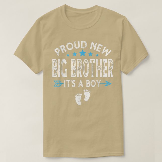 Niedliches Familiengeschlecht zeigt neue große Brü T-Shirt (Design vorne)
