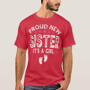 Niedliches Familiengeschlecht zeigt neue Schwester T-Shirt