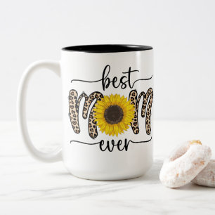 Niedliches, farbenprächtiges Kaktusmuster Zweifarbige Tasse