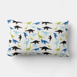Niedliches farbiges Dinosaurier-Muster Lumbalkisse Lendenkissen