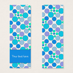 Niedliches farbiges Doodle-Design-Lesezeichen