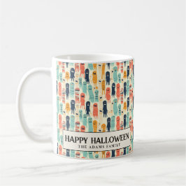 Niedliches farbiges GeisterHalloween Kaffeetasse