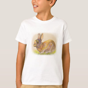 Niedliches farbiges Kaninchen T-Shirt