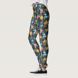 Niedliches, farbiges Muster Leggings