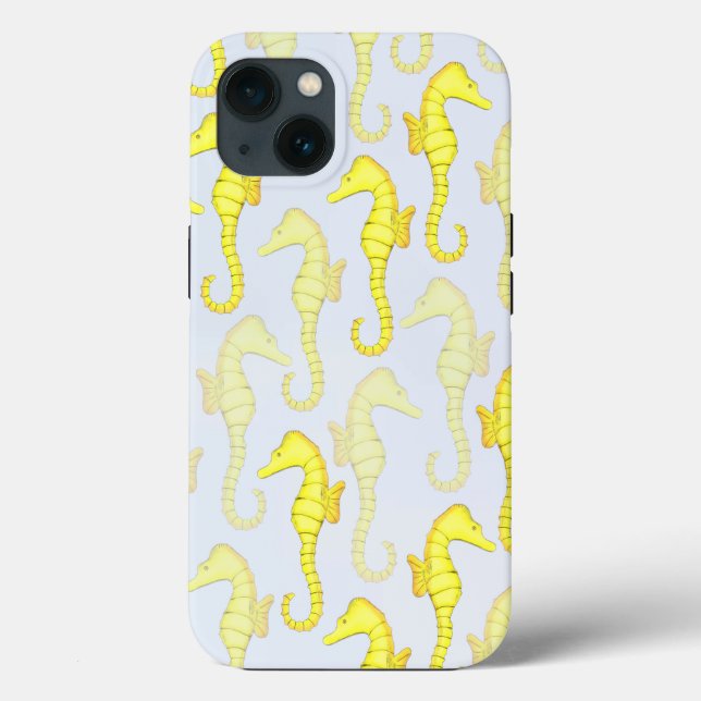 Niedliches farbiges Seepferd Trendsee Case-Mate iPhone Hülle (Rückseite)