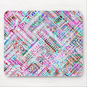 Niedliches farbiges Stammmuster Mousepad
