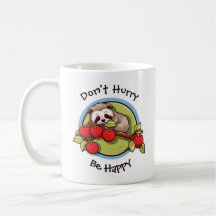 Niedliches Faultier Entspannen Funny Coffee Tasse