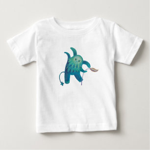 niedliches Federzeichen Baby T-shirt