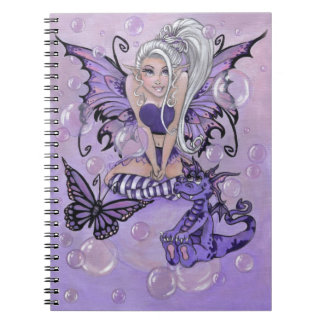 Niedliches feenhaftes NOTIZBUCH Drache "der Notizblock