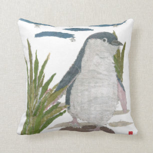 Niedliches feenhaftes Penguin-Marine-Kissen Kissen