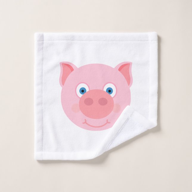 Niedliches Ferkel Waschlappen (Waschlappen)